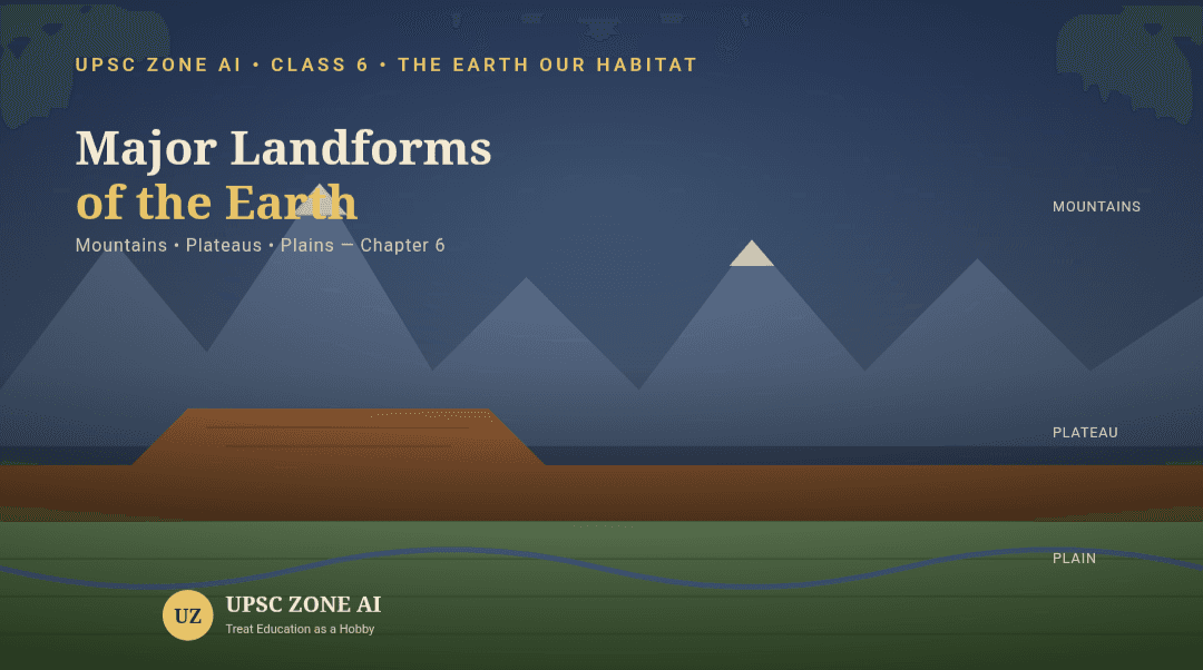 Major Landforms of the Earth