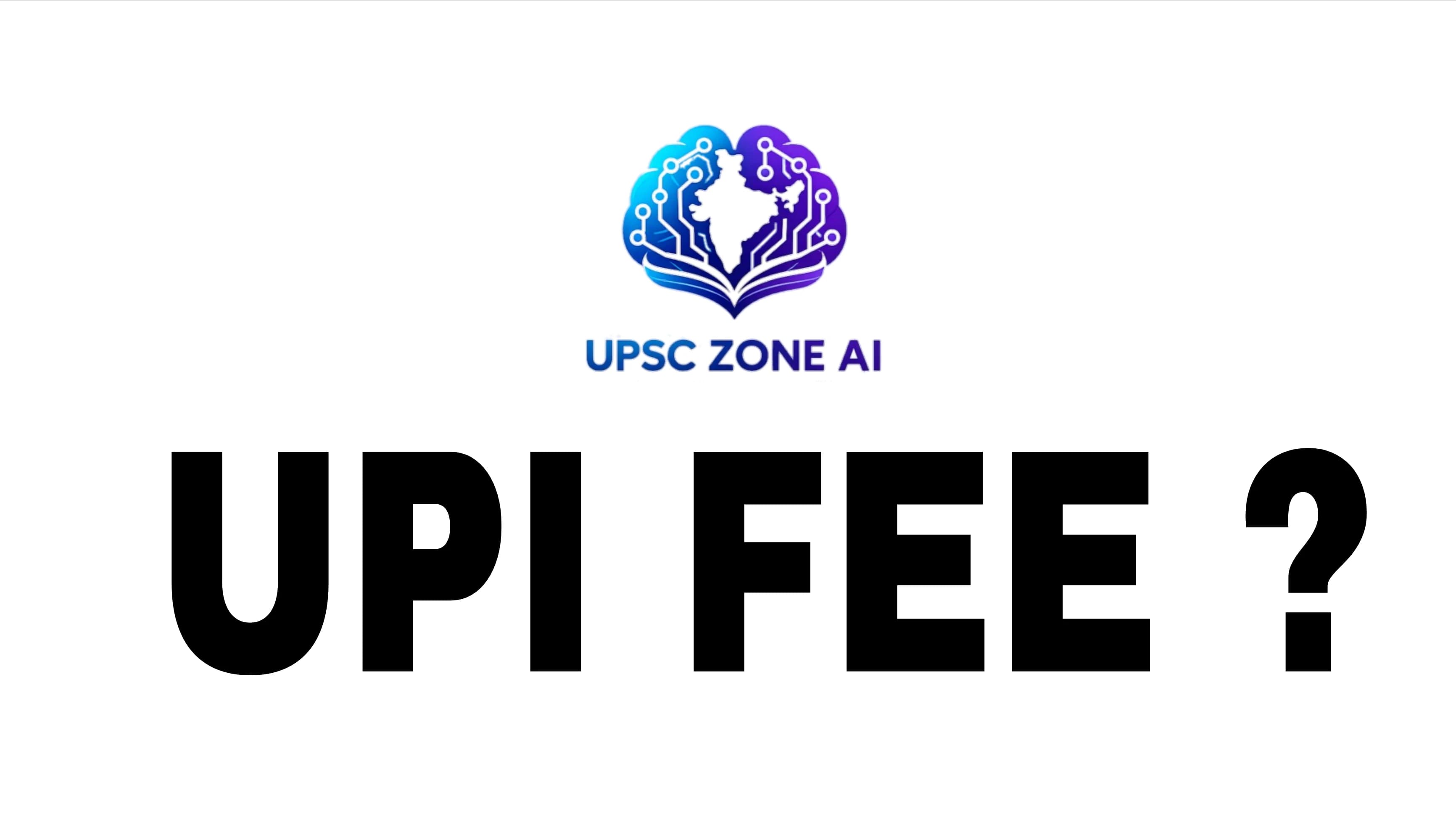 Explain UPI Charges on payments?