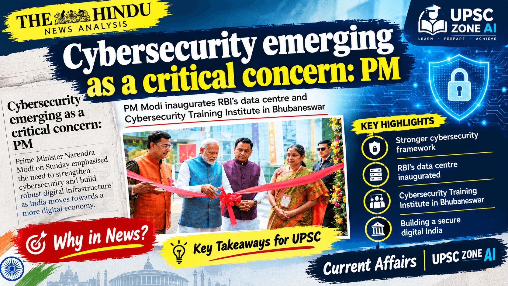 Cybersecurity emerging as a critical concern: Prime Minister