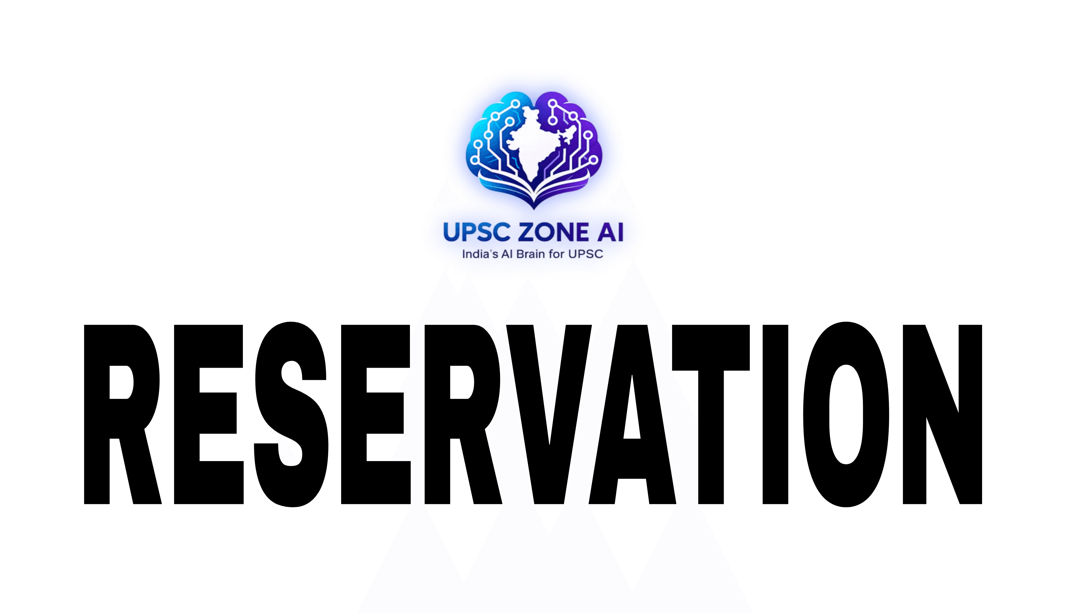 What is the historical purpose of India's reservation system?